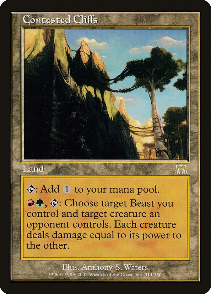 Contested Cliffs [Onslaught] Magic: The Gathering
