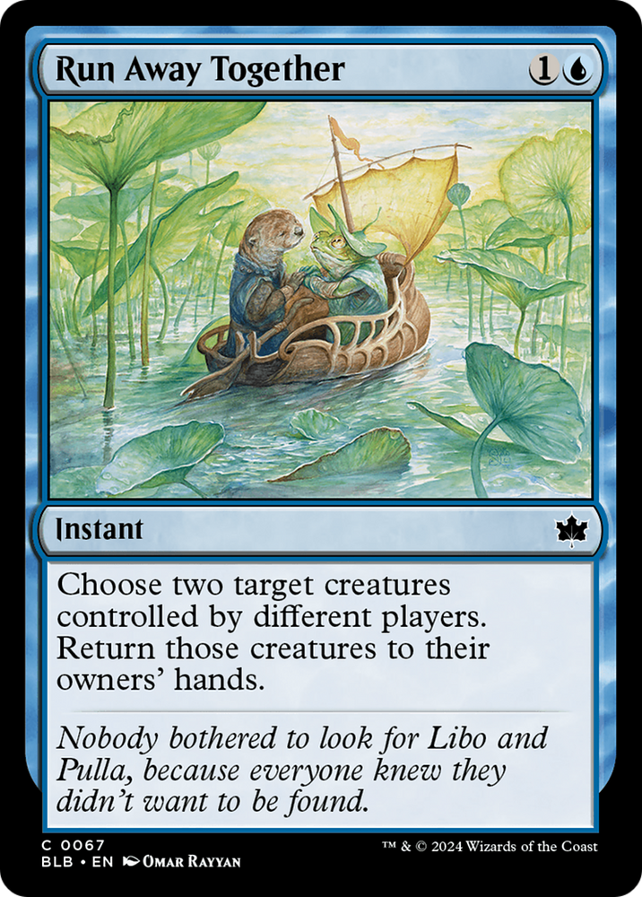 Run Away Together [Bloomburrow] Magic: The Gathering