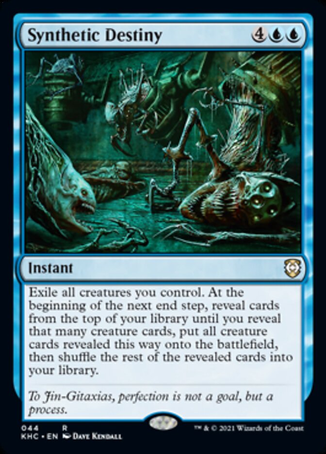 Synthetic Destiny [Kaldheim Commander] Magic: The Gathering