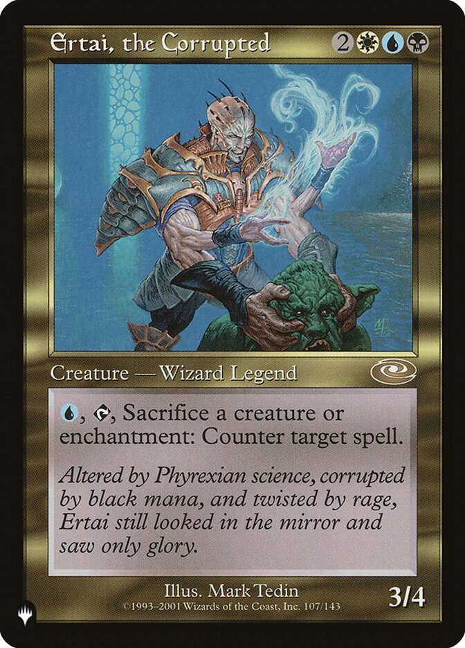 Ertai, the Corrupted [The List] Magic: The Gathering