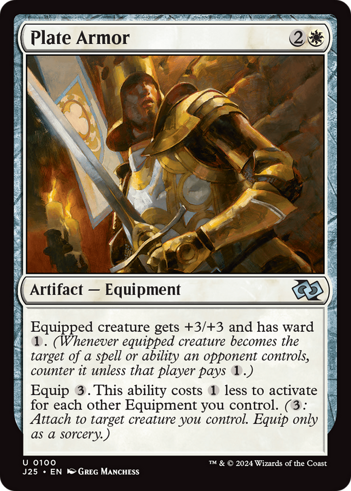 Plate Armor [Foundations Jumpstart] Magic: The Gathering