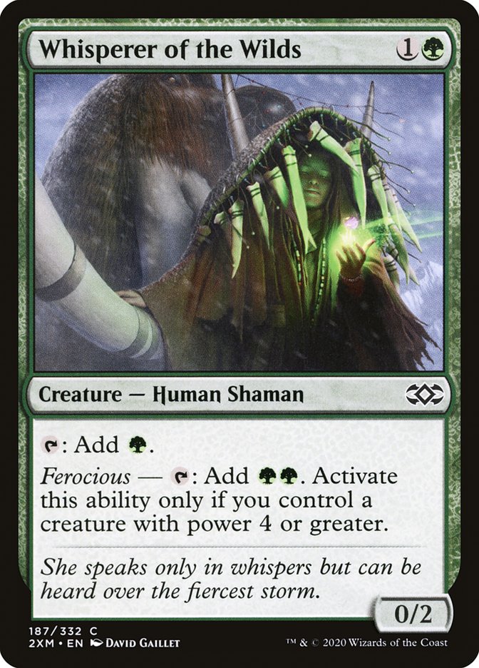 Whisperer of the Wilds [Double Masters] Magic: The Gathering