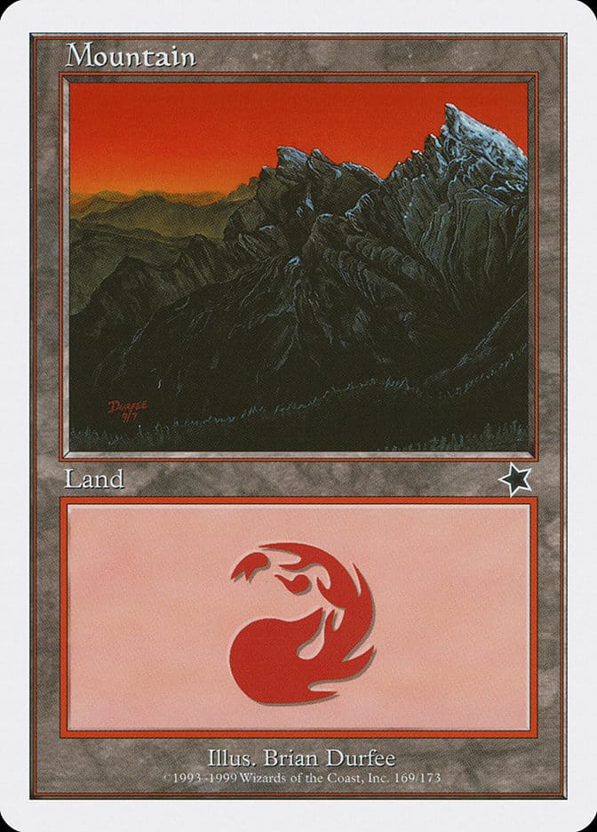 Mountain (169) [Starter 1999] Magic: The Gathering