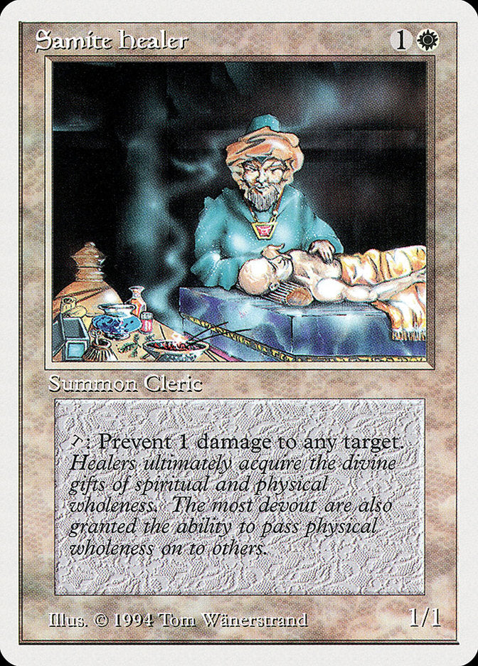 Samite Healer [Summer Magic / Edgar] Magic: The Gathering