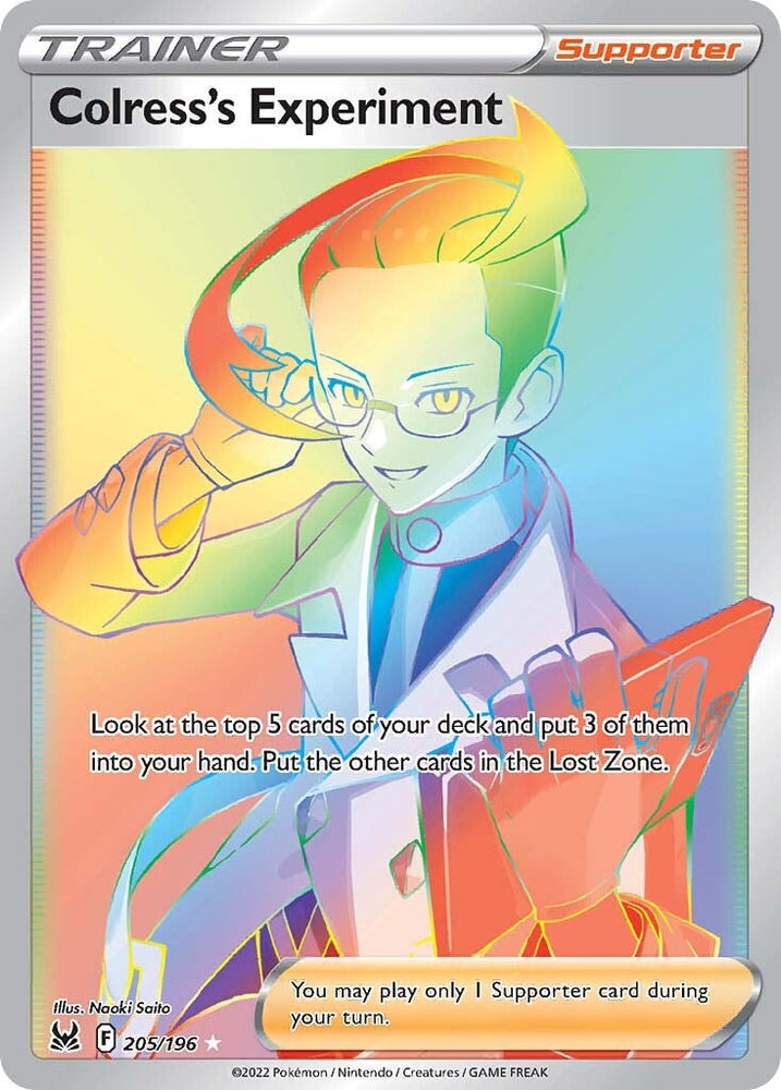 Colress's Experiment (205/196) [Sword & Shield: Lost Origin] Pokémon
