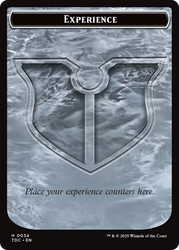 Experience // Treasure Double-Sided Token [Tarkir: Dragonstorm Commander Tokens] Magic: The Gathering