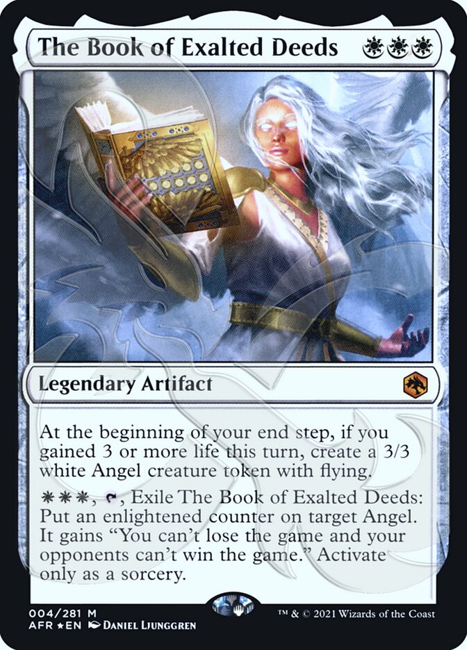 The Book of Exalted Deeds (Ampersand Promo) [Dungeons & Dragons: Adventures in the Forgotten Realms Promos] Magic: The Gathering