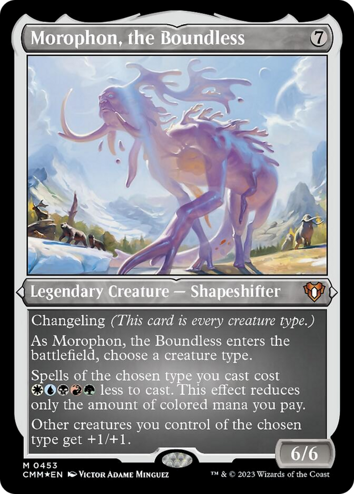 Morophon, the Boundless (Foil Etched) [Commander Masters] Magic: The Gathering