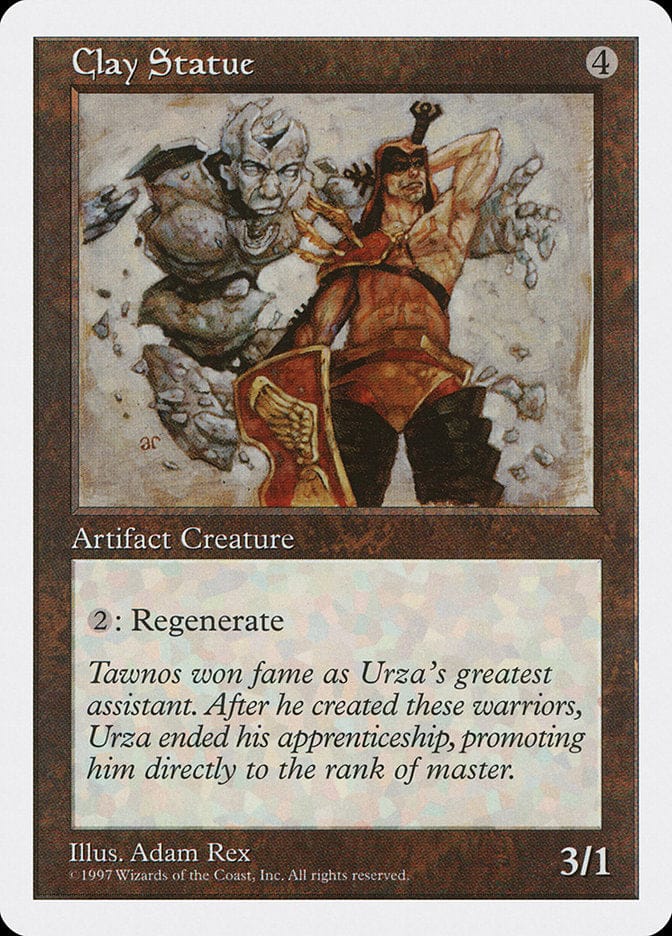 Clay Statue [Fifth Edition] Magic: The Gathering