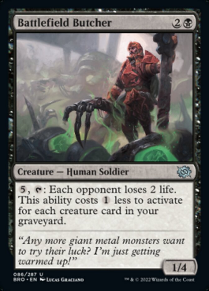 Battlefield Butcher [The Brothers' War] Magic: The Gathering