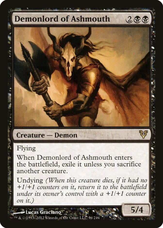 Demonlord of Ashmouth [Avacyn Restored] Magic: The Gathering