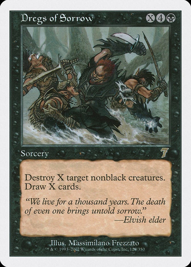 Dregs of Sorrow [Seventh Edition] Magic: The Gathering