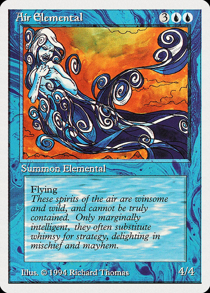 Air Elemental [Summer Magic / Edgar] Magic: The Gathering