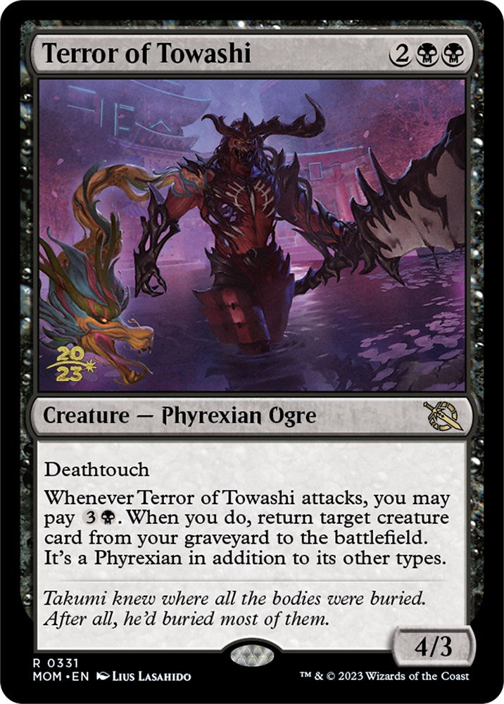 Terror of Towashi [March of the Machine Prerelease Promos] Magic: The Gathering