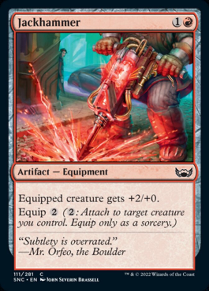Jackhammer [Streets of New Capenna] Magic: The Gathering