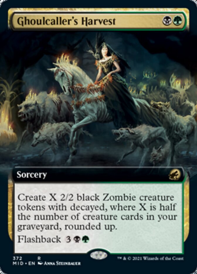 Ghoulcaller's Harvest (Extended Art) [Innistrad: Midnight Hunt] Magic: The Gathering