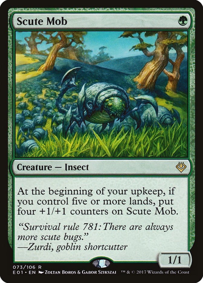 Scute Mob [Archenemy: Nicol Bolas] Magic: The Gathering
