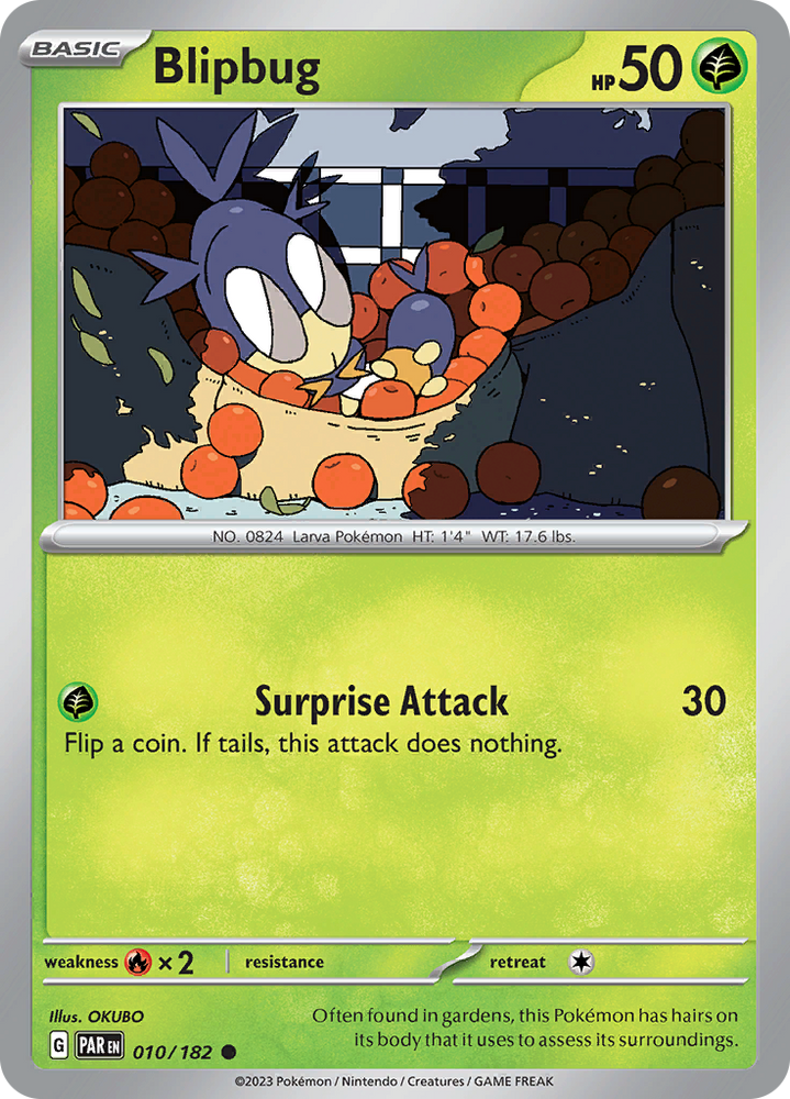 Blipbug (010/182) [Scarlet & Violet: Paradox Rift] Pokémon