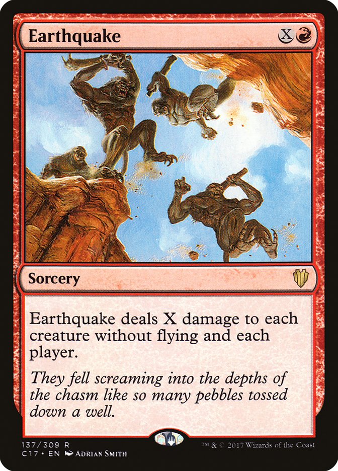 Earthquake [Commander 2017] Magic: The Gathering