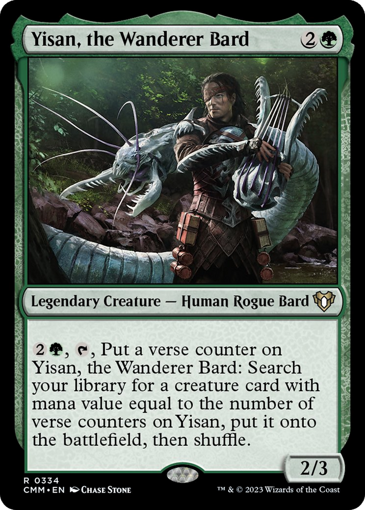 Yisan, the Wanderer Bard [Commander Masters] Magic: The Gathering