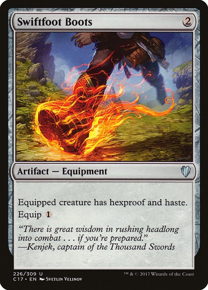 Swiftfoot Boots [Commander 2017] Magic: The Gathering