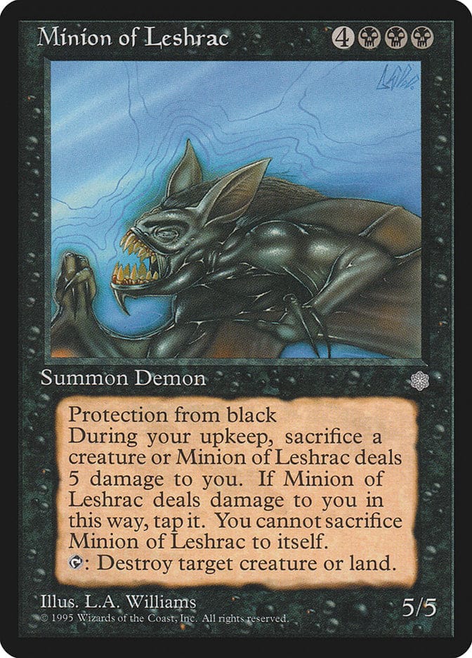 Minion of Leshrac [Ice Age] Magic: The Gathering