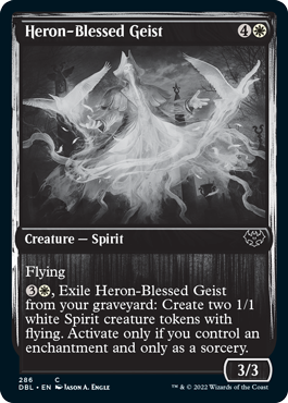 Heron-Blessed Geist [Innistrad: Double Feature] Magic: The Gathering