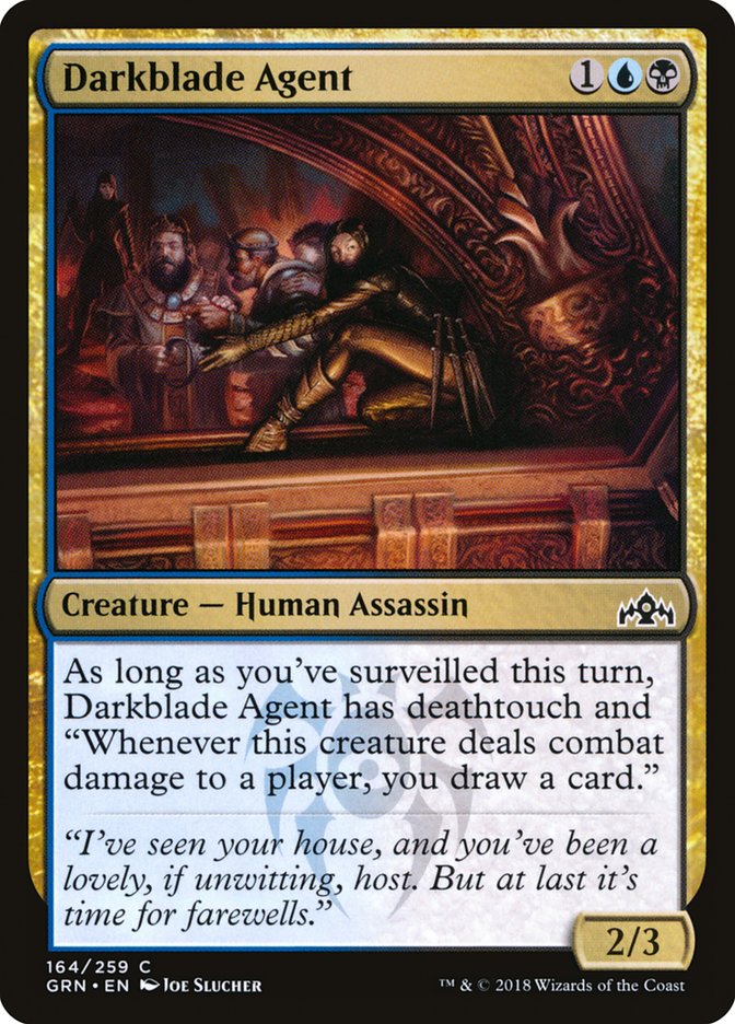 Darkblade Agent [Guilds of Ravnica] Magic: The Gathering