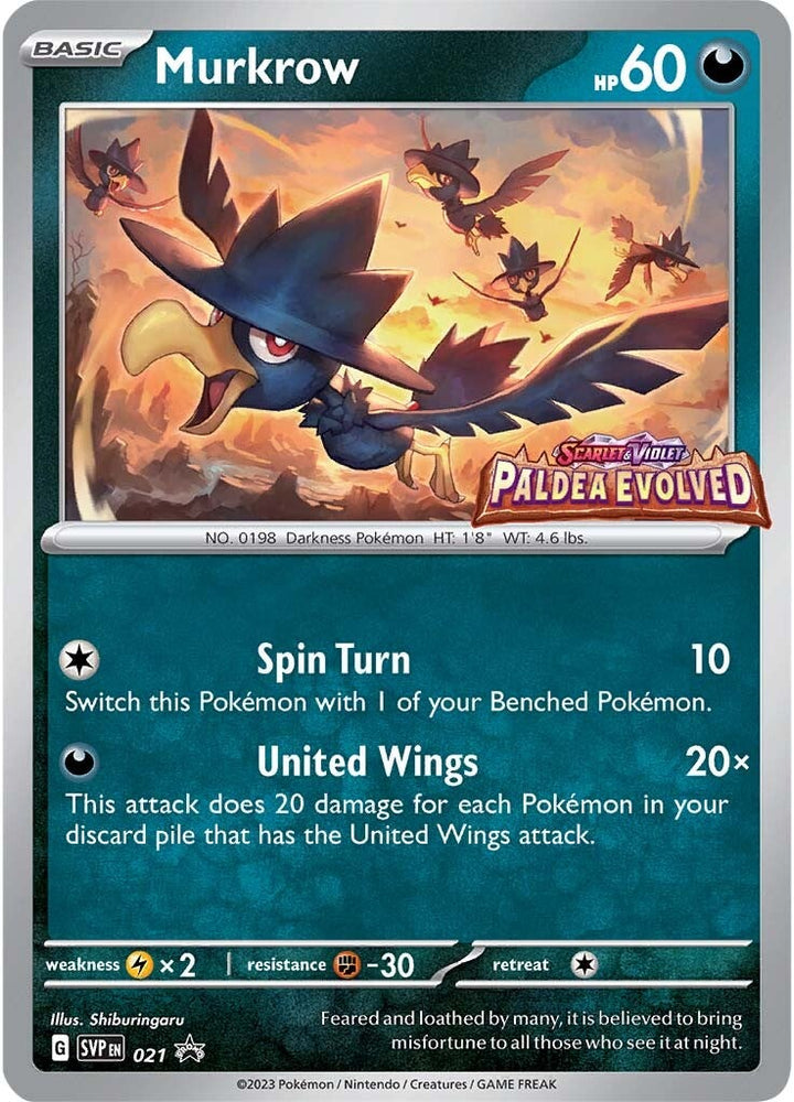 Murkrow (021) [Scarlet & Violet: Black Star Promos] Pokémon