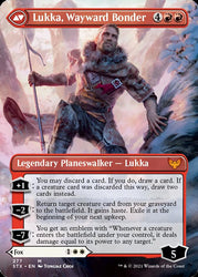 Mila, Crafty Companion // Lukka, Wayward Bonder (Borderless) [Strixhaven: School of Mages] Magic: The Gathering