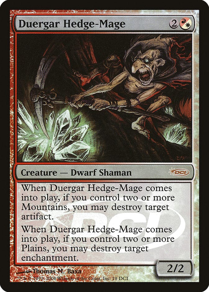 Duergar Hedge-Mage [Gateway 2008] Magic: The Gathering