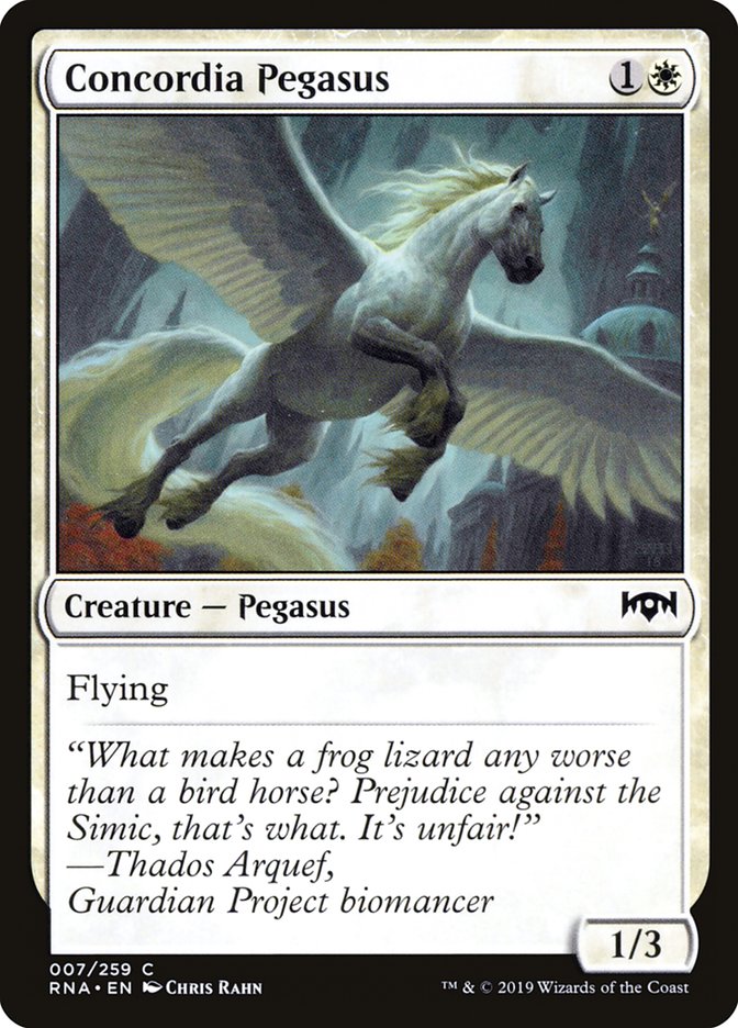 Concordia Pegasus [Ravnica Allegiance] Magic: The Gathering