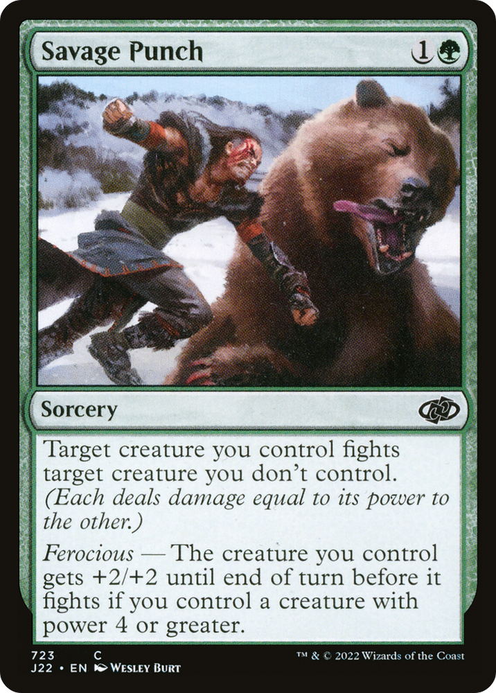 Savage Punch [Jumpstart 2022] Magic: The Gathering