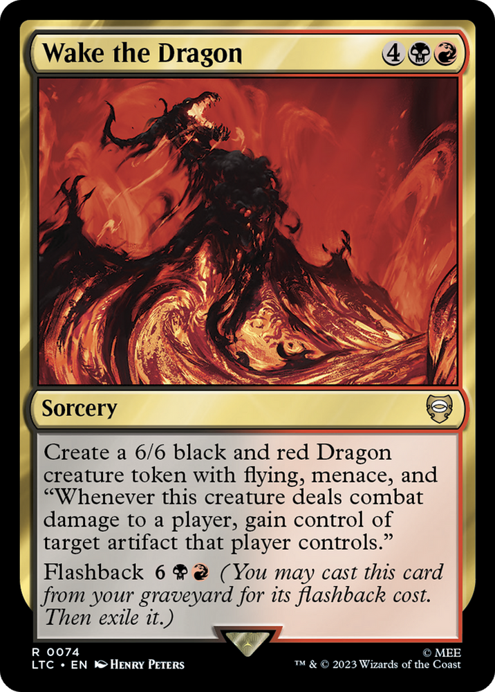 Wake the Dragon [The Lord of the Rings: Tales of Middle-Earth Commander] Magic: The Gathering