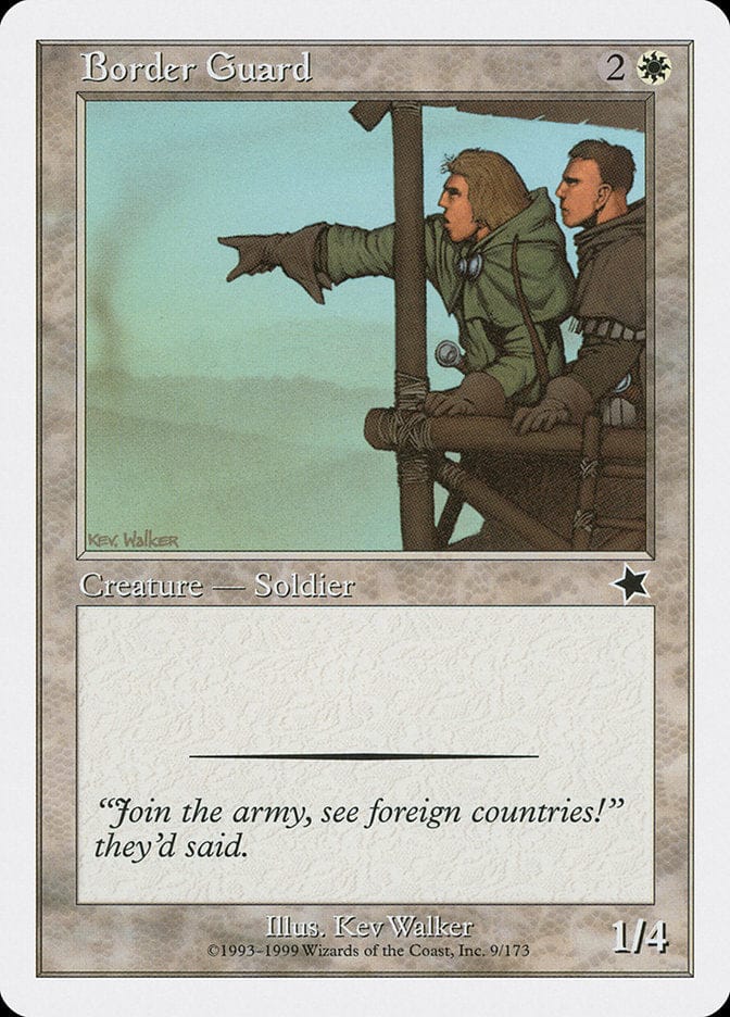Border Guard [Starter 1999] Magic: The Gathering