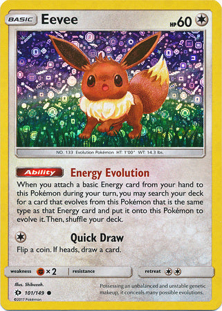 Eevee (101/149) (General Mills Promo) [Sun & Moon: Base Set] Pokémon