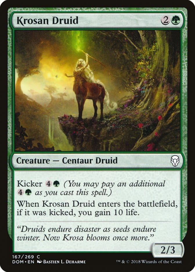 Krosan Druid [Dominaria] Magic: The Gathering