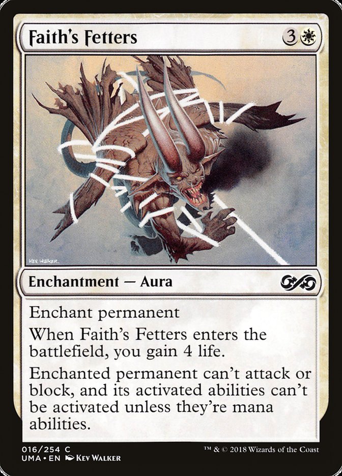 Faith's Fetters [Ultimate Masters] Magic: The Gathering
