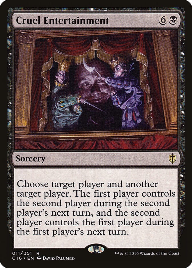Cruel Entertainment [Commander 2016] Magic: The Gathering