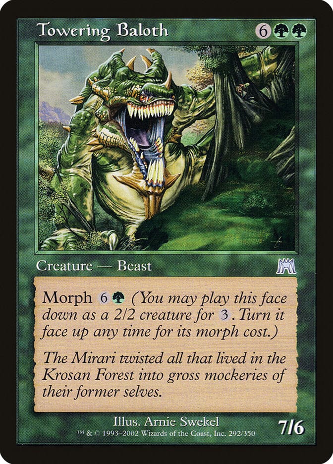 Towering Baloth [Onslaught] Magic: The Gathering