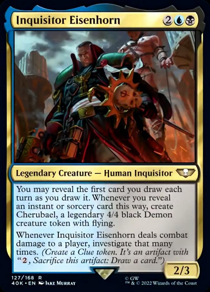 Inquisitor Eisenhorn [Warhammer 40,000] Magic: The Gathering