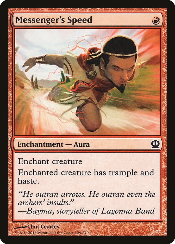 Messenger's Speed [Theros] Magic: The Gathering