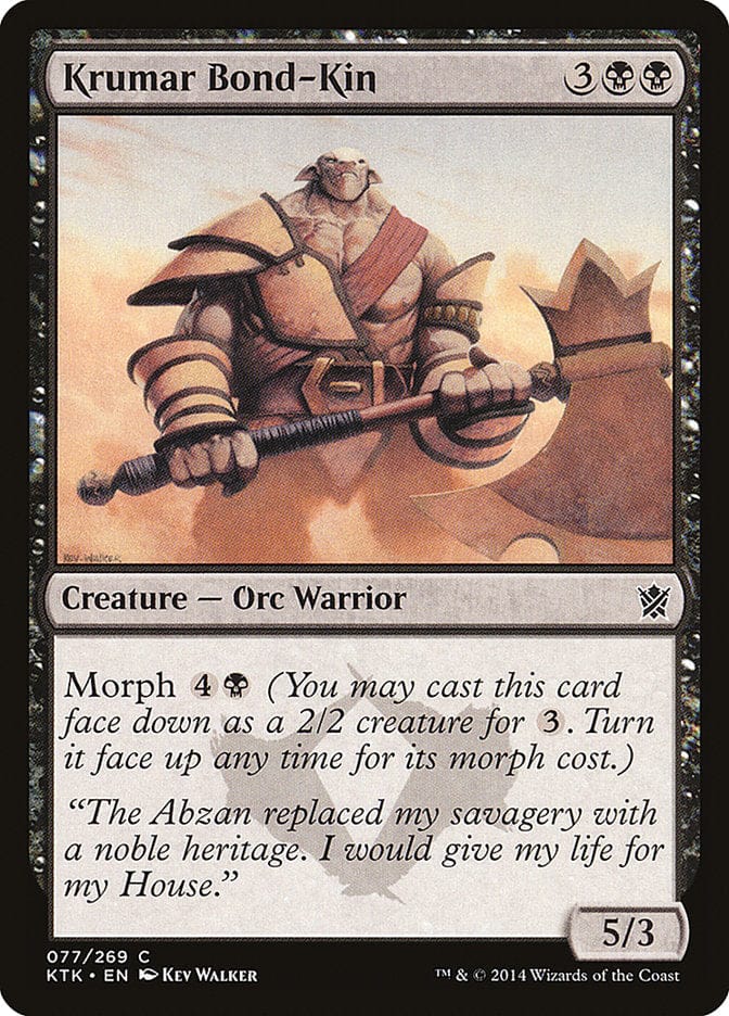 Krumar Bond-Kin [Khans of Tarkir] Magic: The Gathering