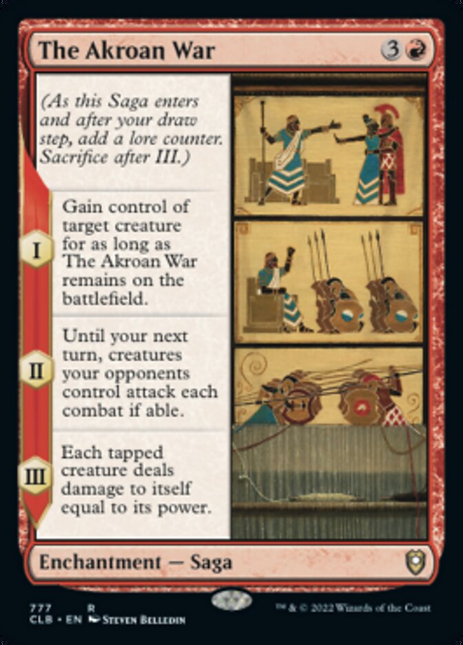 The Akroan War [Commander Legends: Battle for Baldur's Gate] Magic: The Gathering