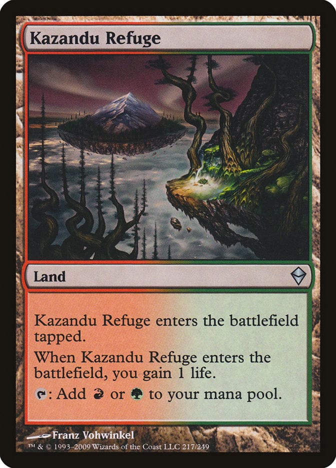 Kazandu Refuge [Zendikar] Magic: The Gathering