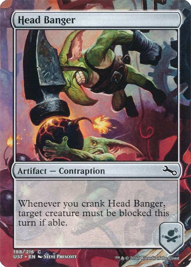 Head Banger [Unstable] Magic: The Gathering