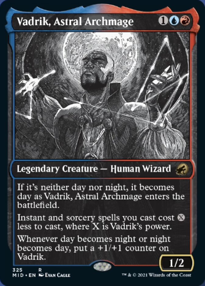 Vadrik, Astral Archmage (Showcase Eternal Night) [Innistrad: Midnight Hunt] Magic: The Gathering