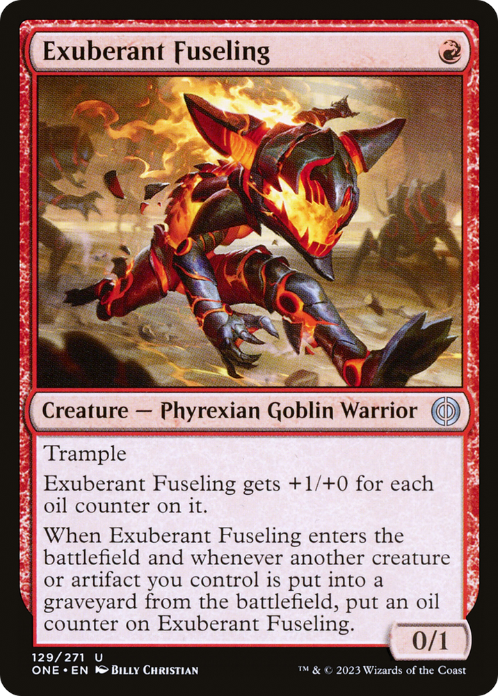 Exuberant Fuseling [Phyrexia: All Will Be One] Magic: The Gathering