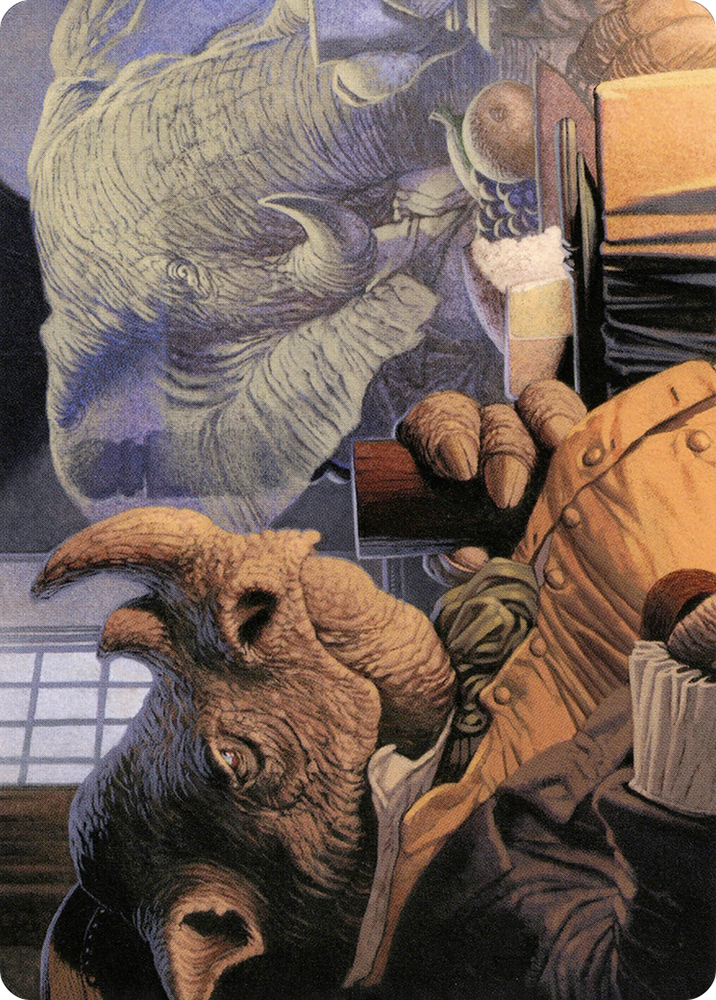 Late to Dinner Art Card [Modern Horizons 2 Art Series] Magic: The Gathering