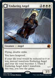 Enduring Angel // Angelic Enforcer [Innistrad: Midnight Hunt] Magic: The Gathering